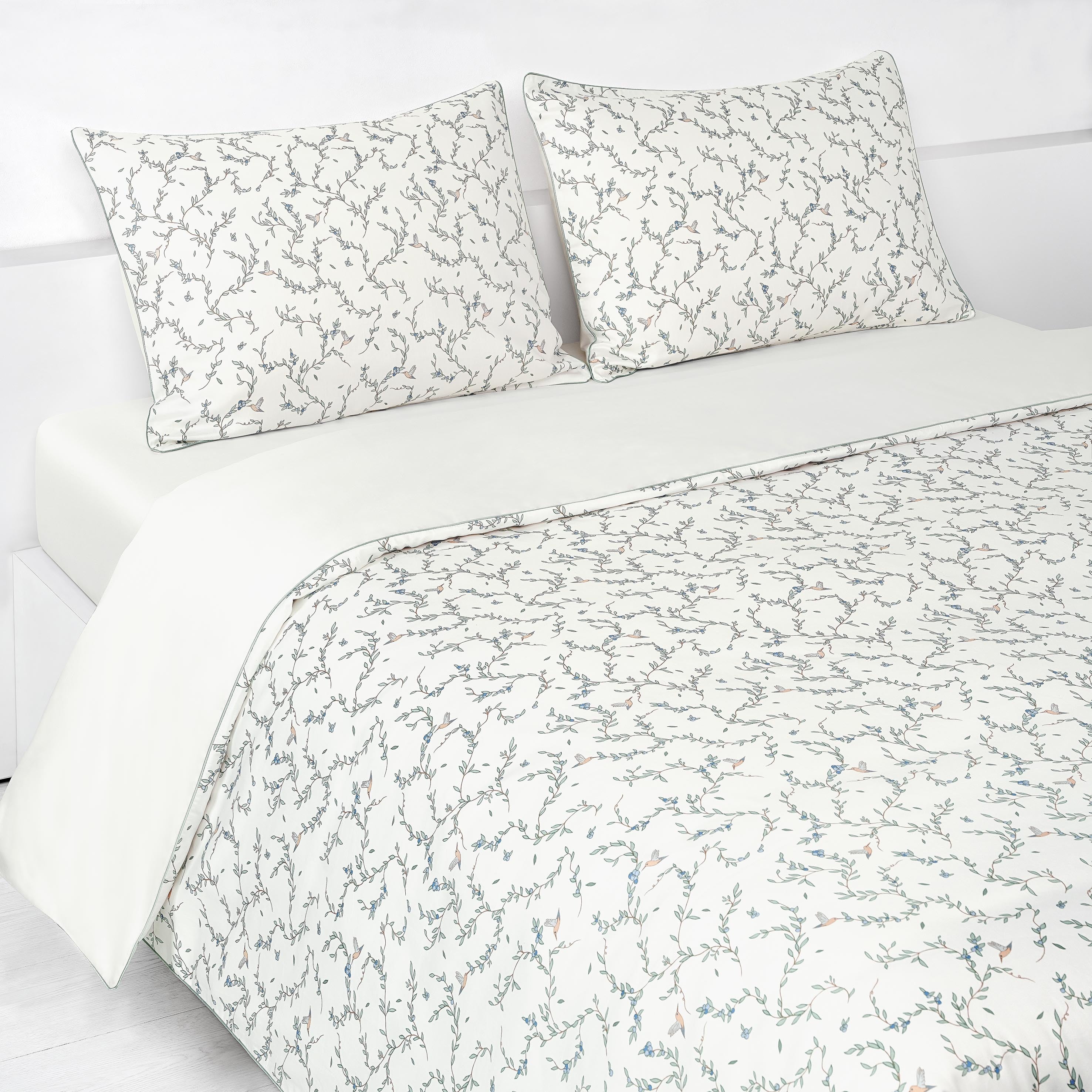 Secret Garden Full/Queen Duvet Cover - Ivory