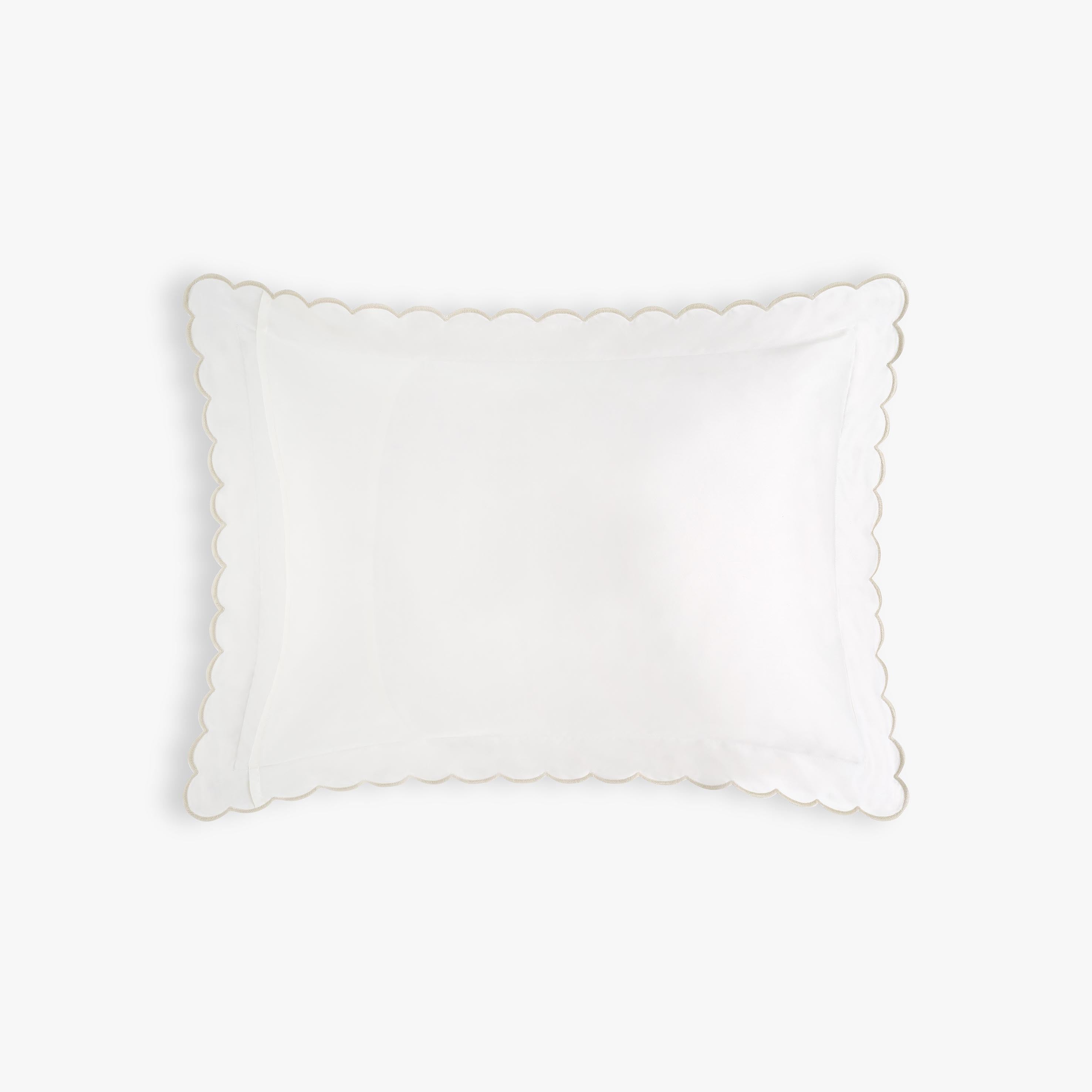 Picnic Gingham Standard Pillowcase Set - Beige