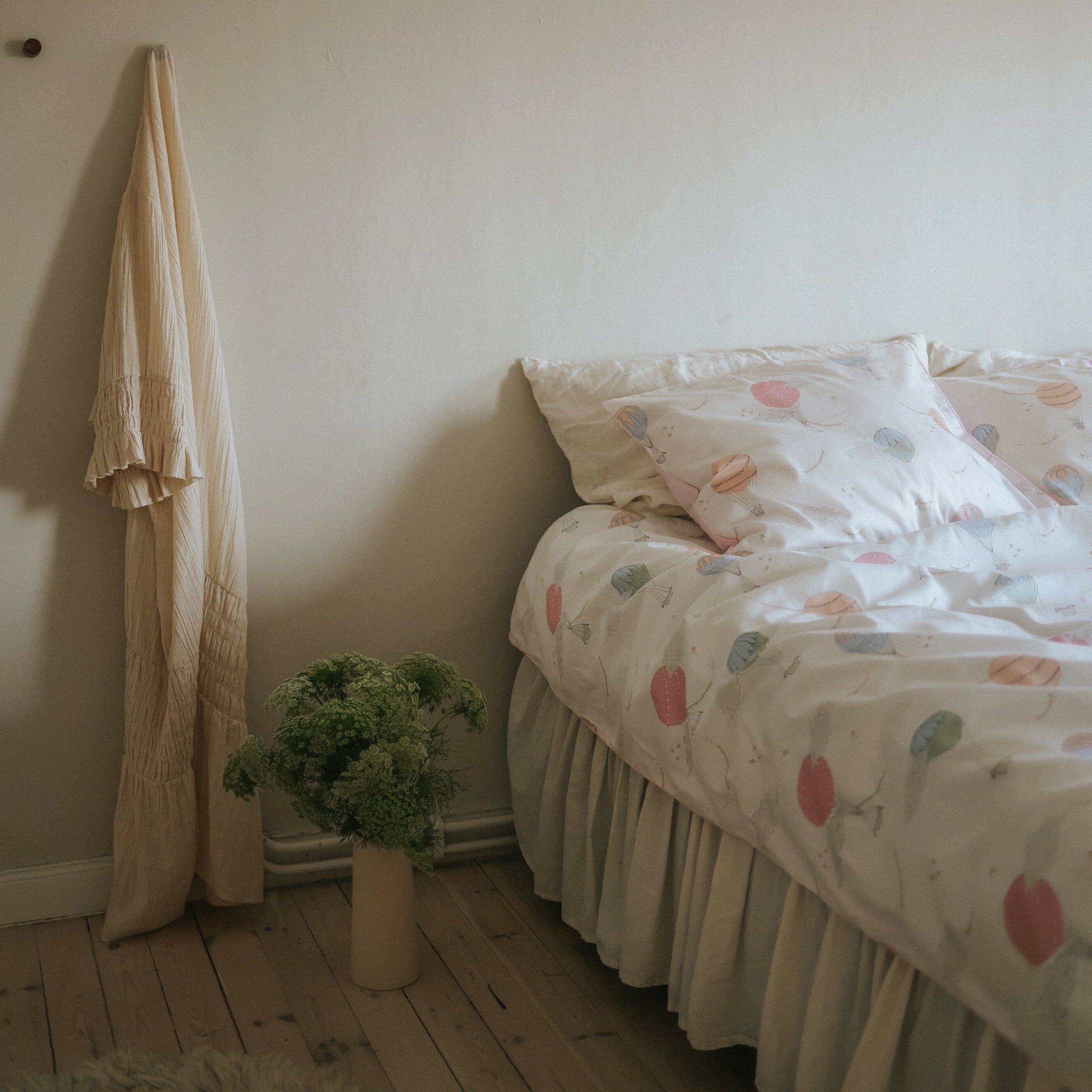 Touch The Sky Full/Queen Duvet Cover - Pink