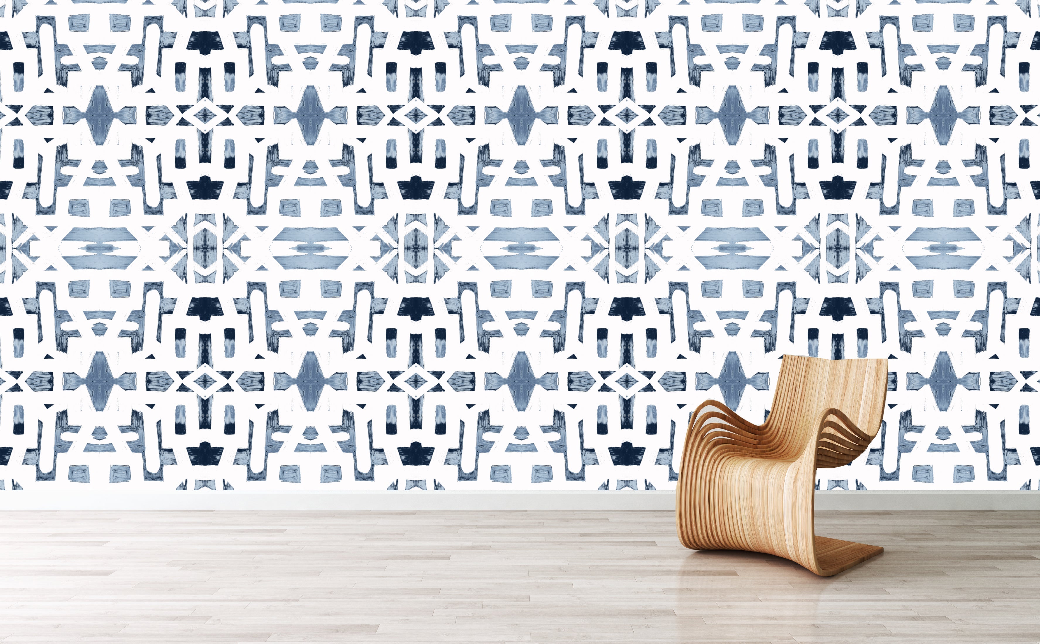 Indigo Ocean Alta Wallpaper