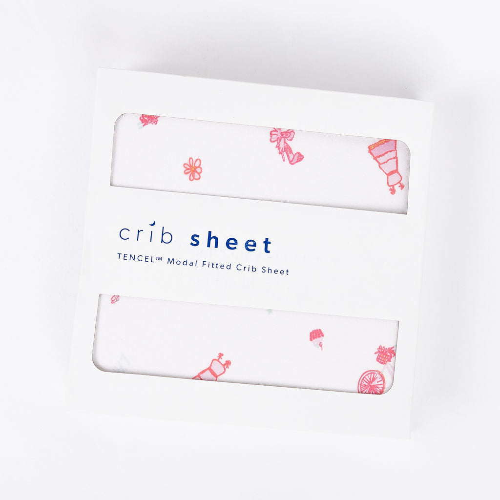 Sheet and Blanket Set - Kiss Me Goodnight Print