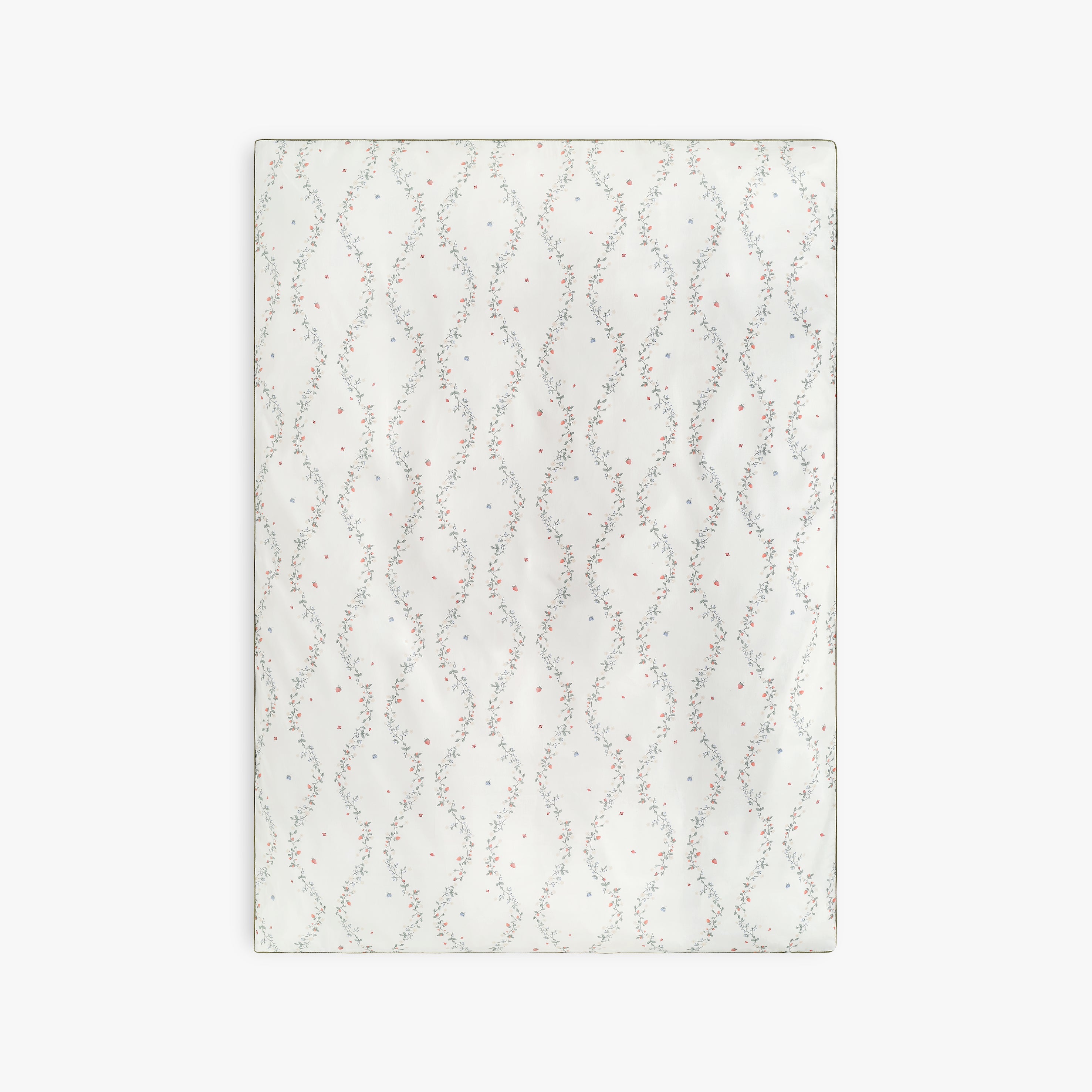 Botanical Berries Toddler Duvet - Ivory