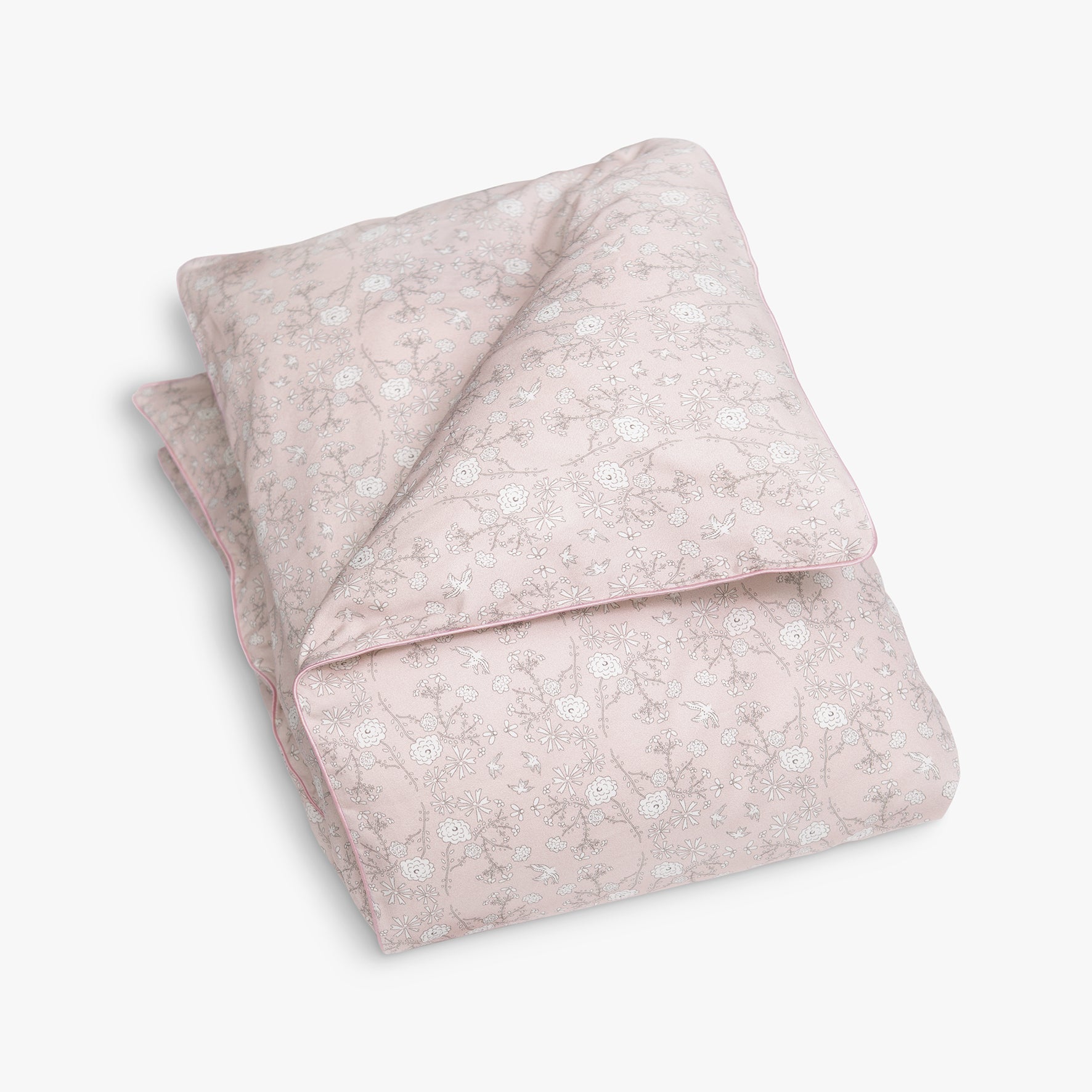 Bird's Song Baby Duvet - Pink