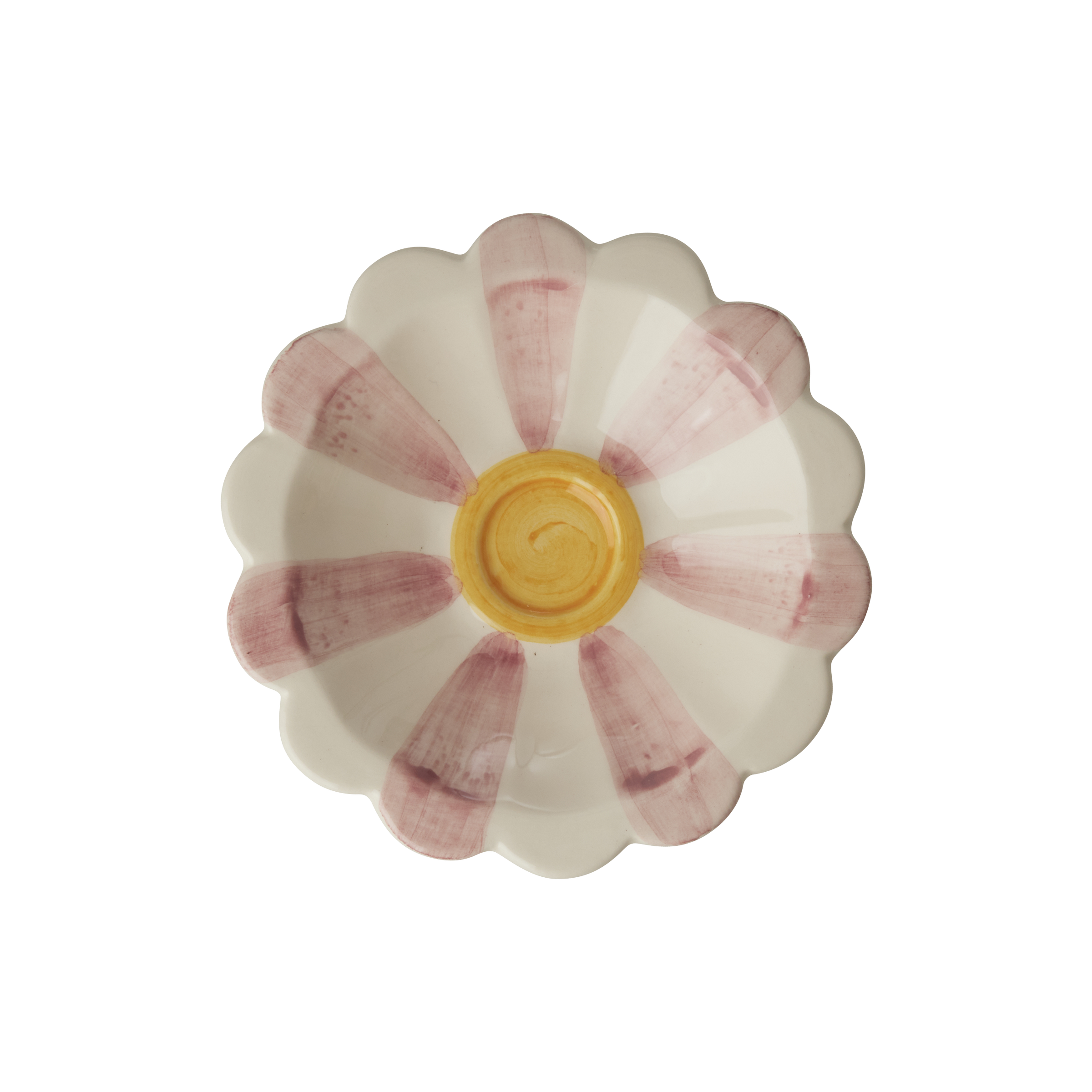 Ceramic Flower Bowl - Pink