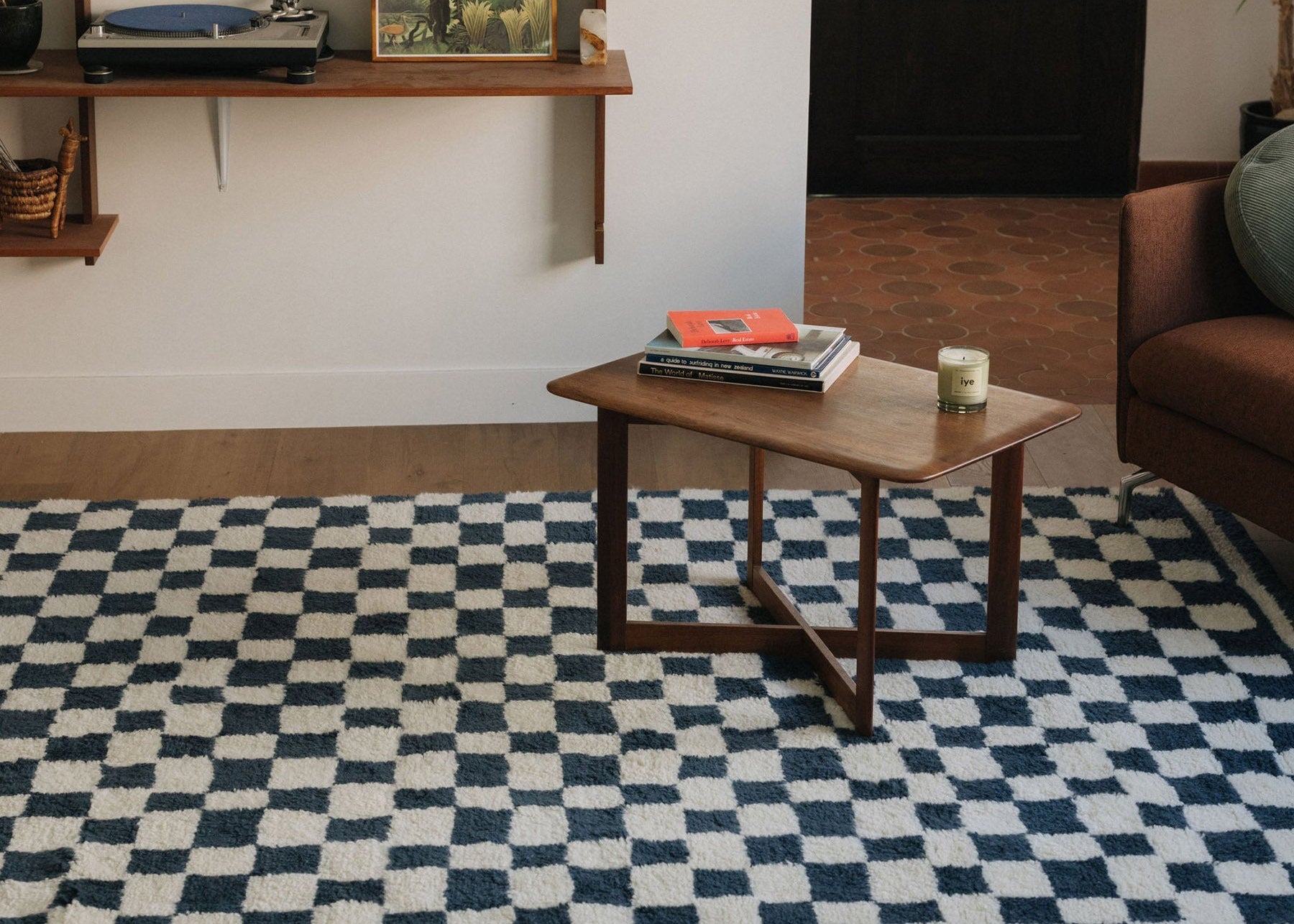 Azia Rug 6' x 9' - Navy / Natural