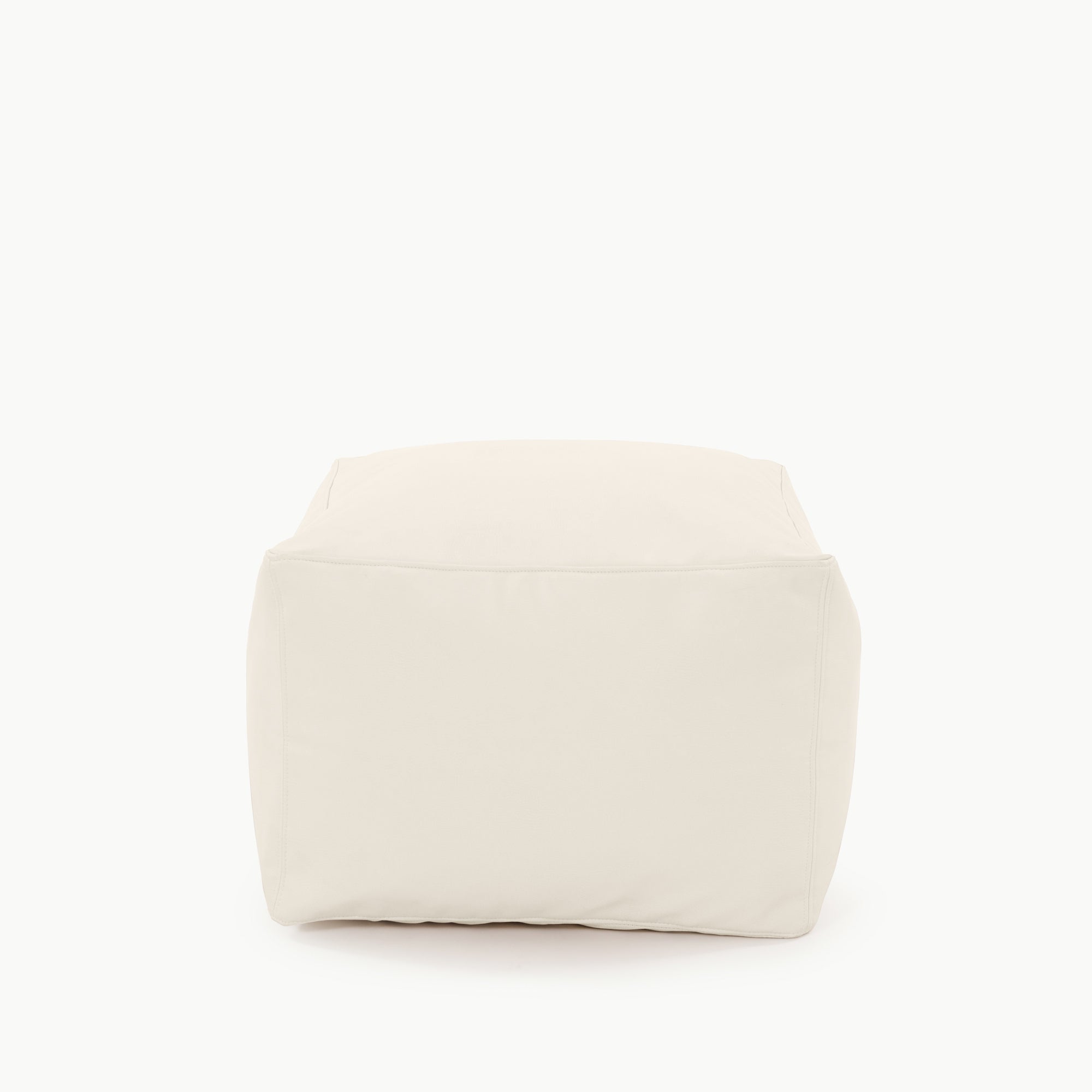 Vegan Leather Pouf - Circle or Square