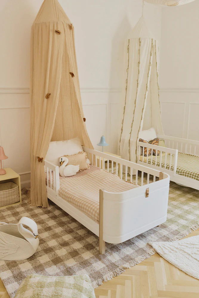 Knitted Vichy Blanket