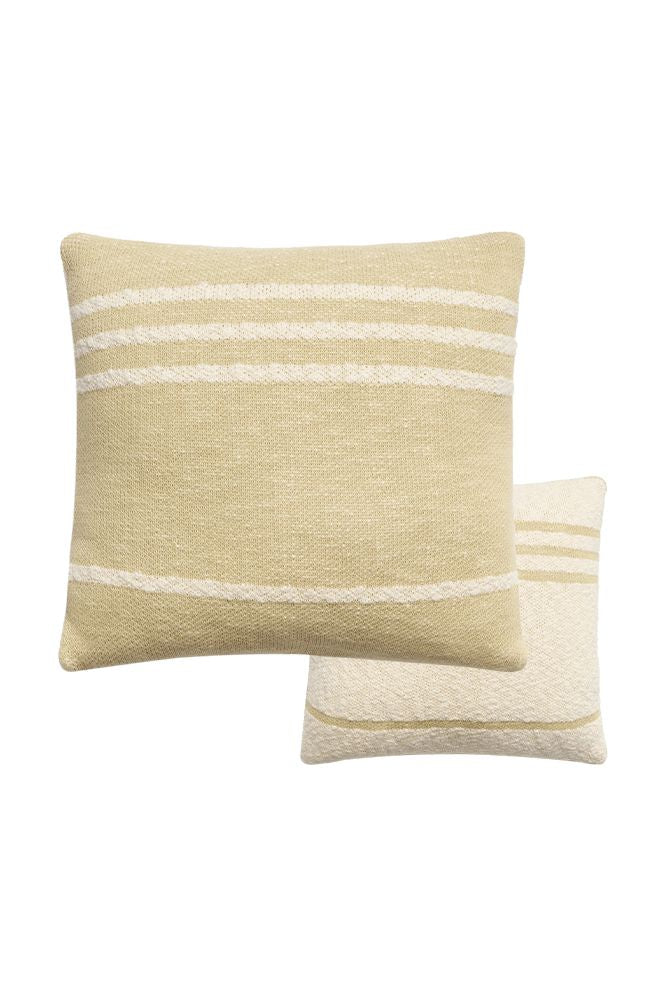 Duetto Knitted Cushion - Green