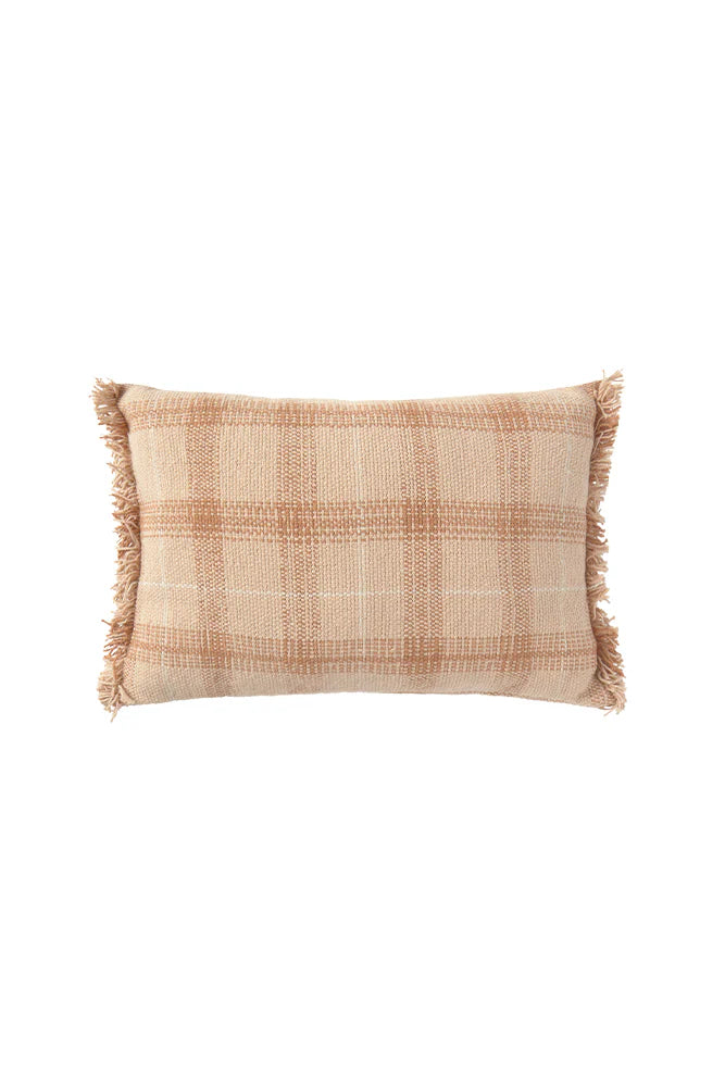 Plaid Cotton Pillow