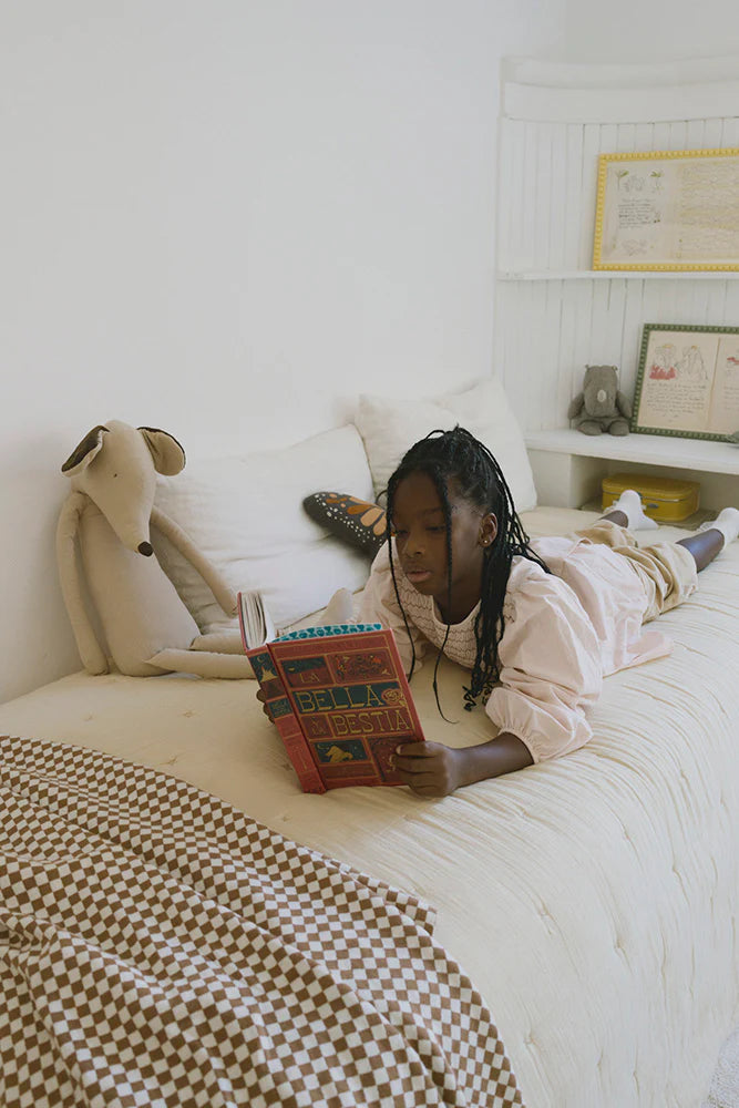 Tiles Knitted Blanket