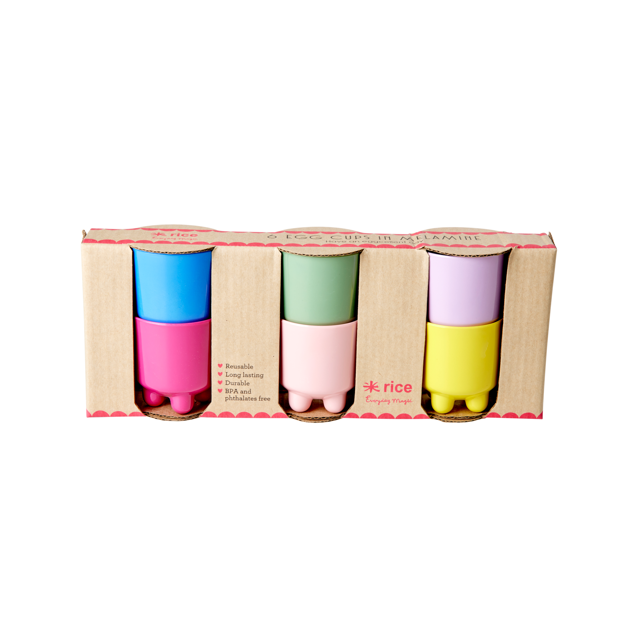 Melamine Egg Cup Set of 6