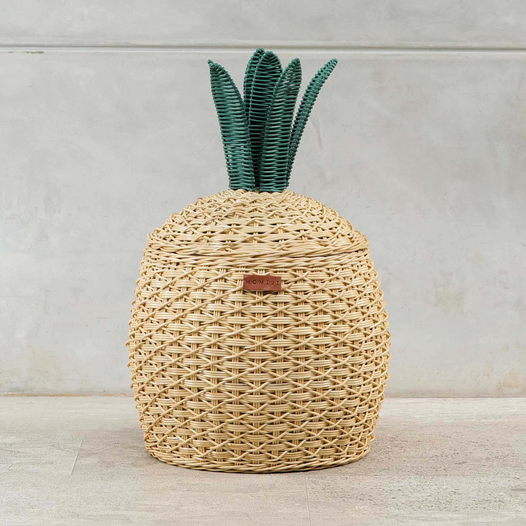 Pineapple Rattan Storage Basket