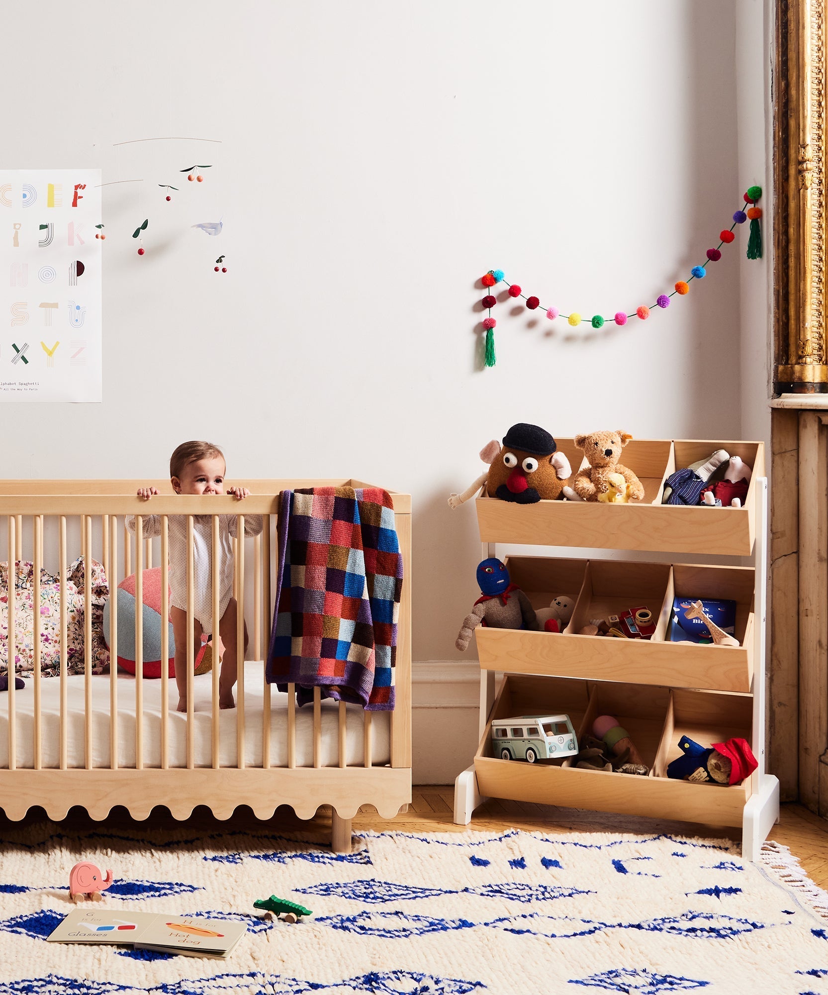 Toy Store Birch Shelves