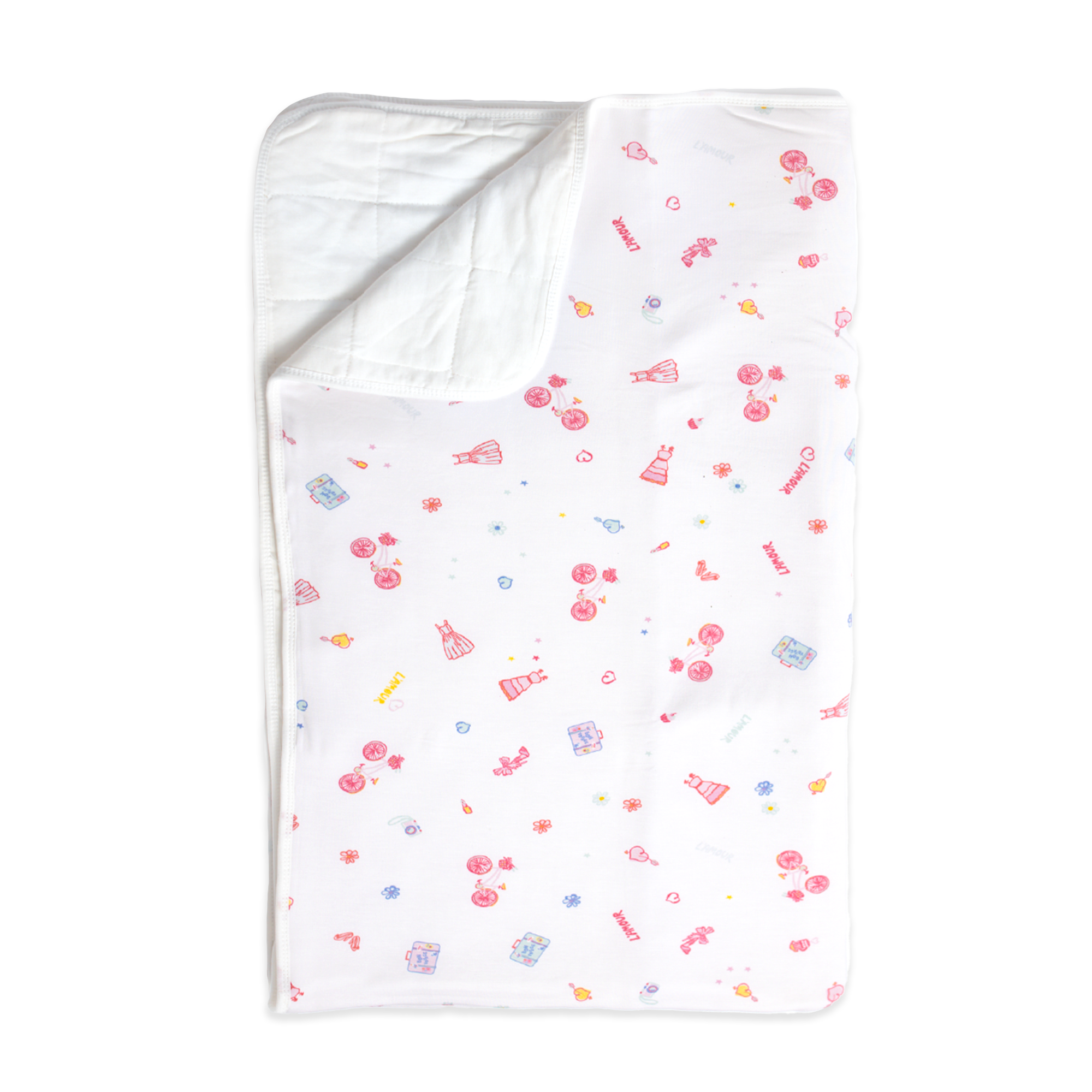Sheet and Blanket Set - Kiss Me Goodnight Print