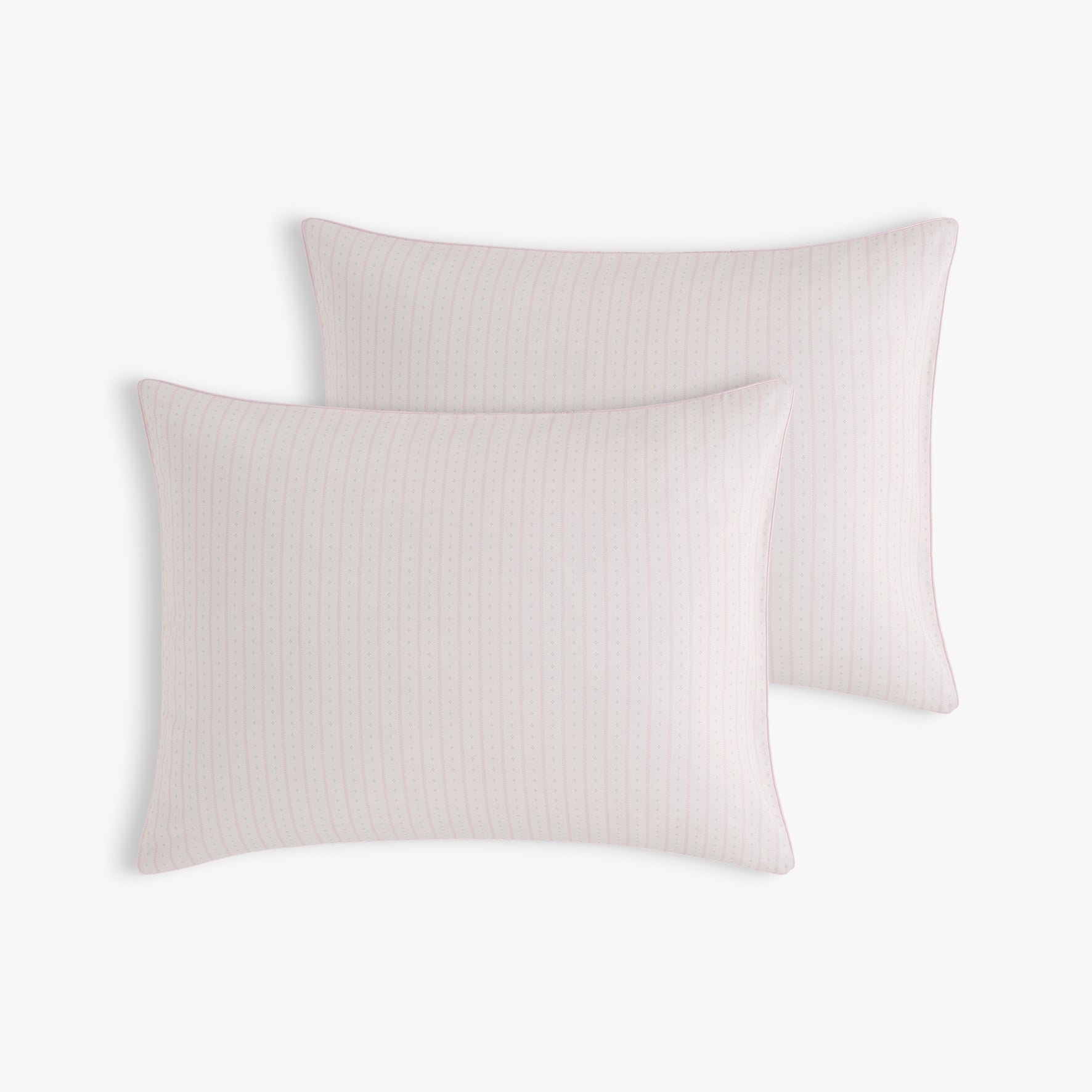Petal Scallops Standard Pillowcase Set - Pink