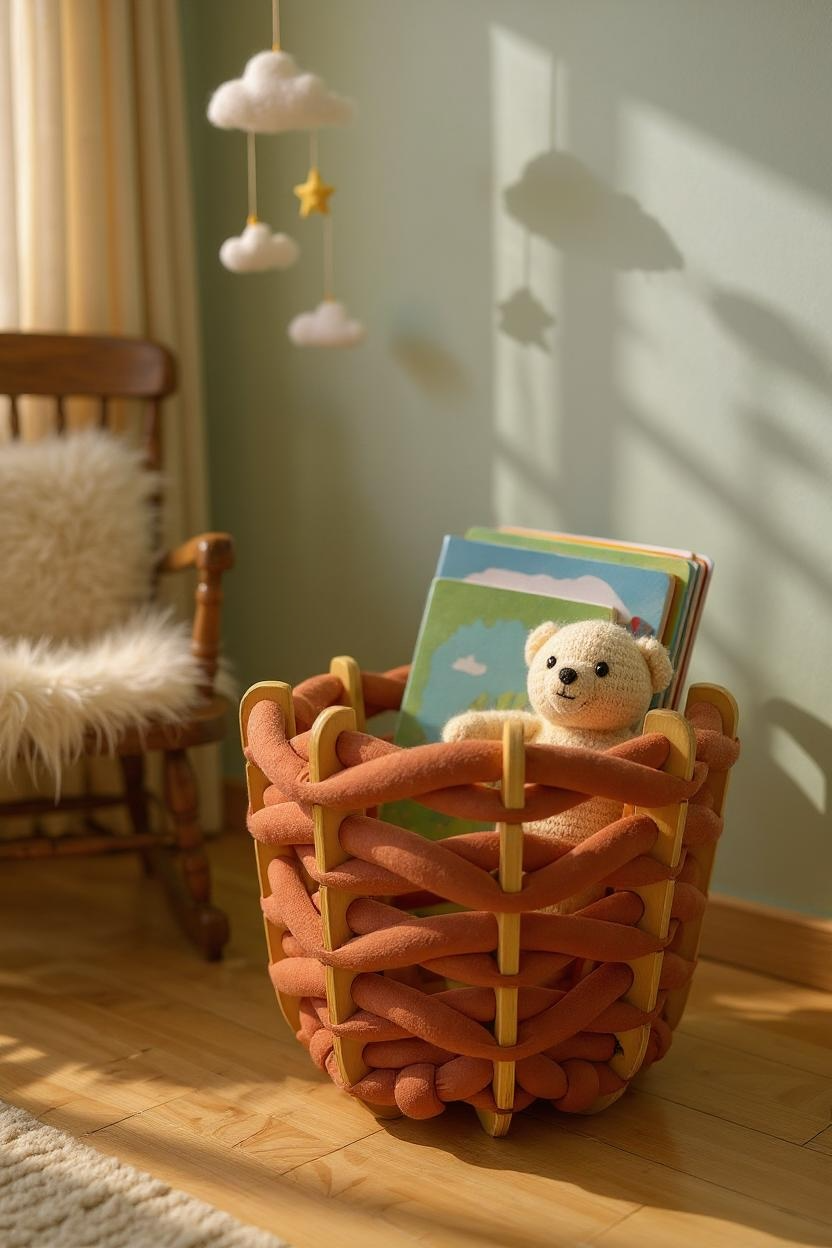 Medium Hull Basket - Burnt Orange