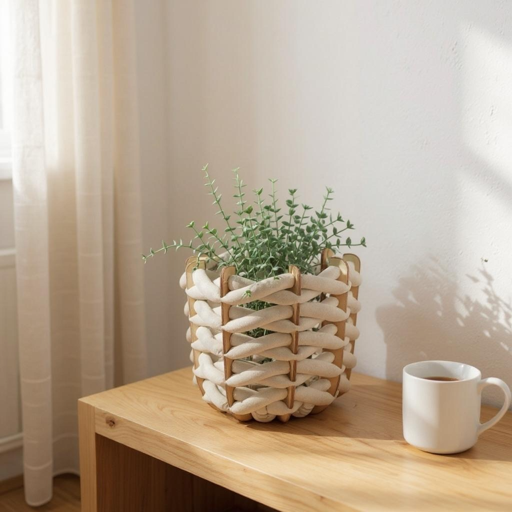 Medium Hull Basket - Off White