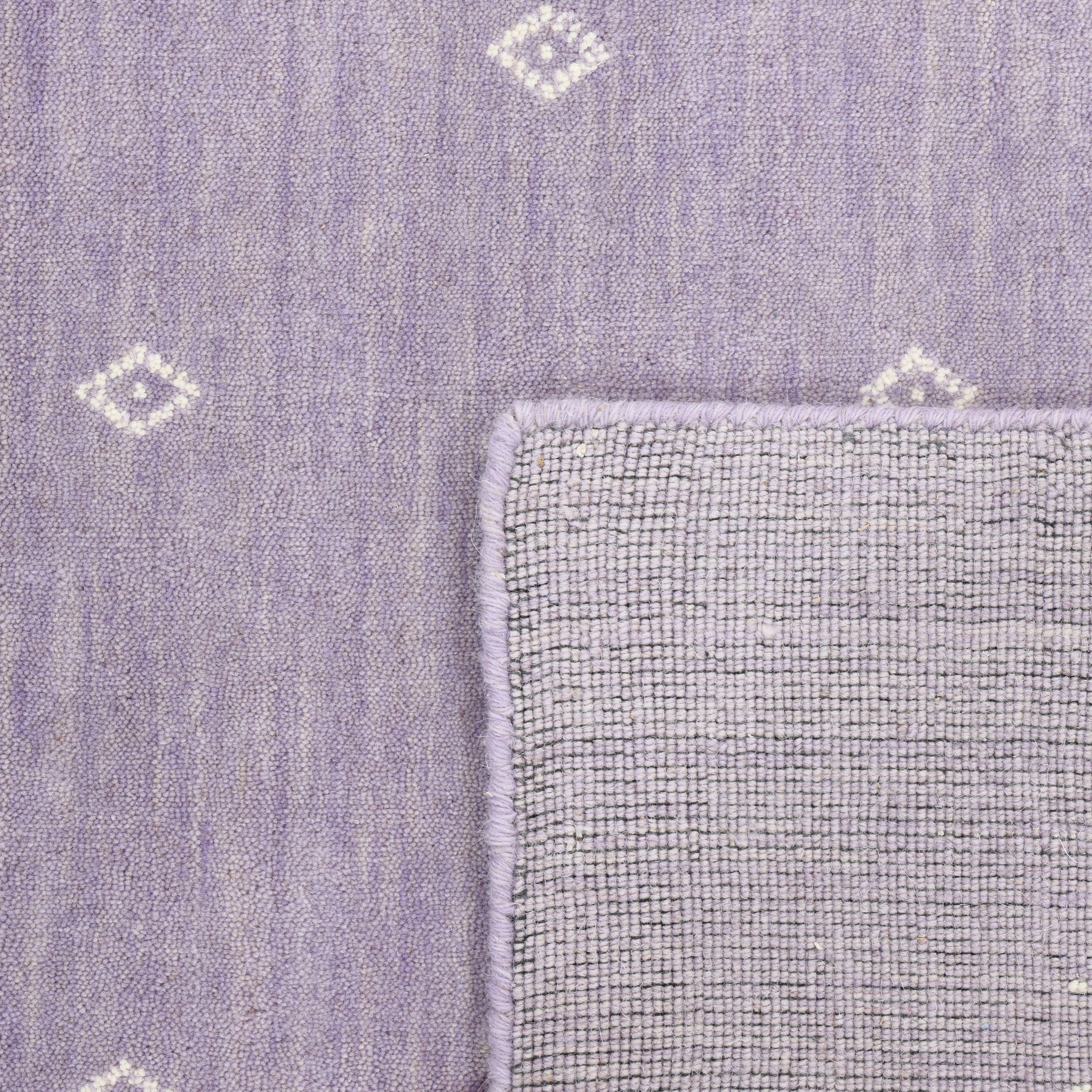 Boho Handmade Area Rug - Purple