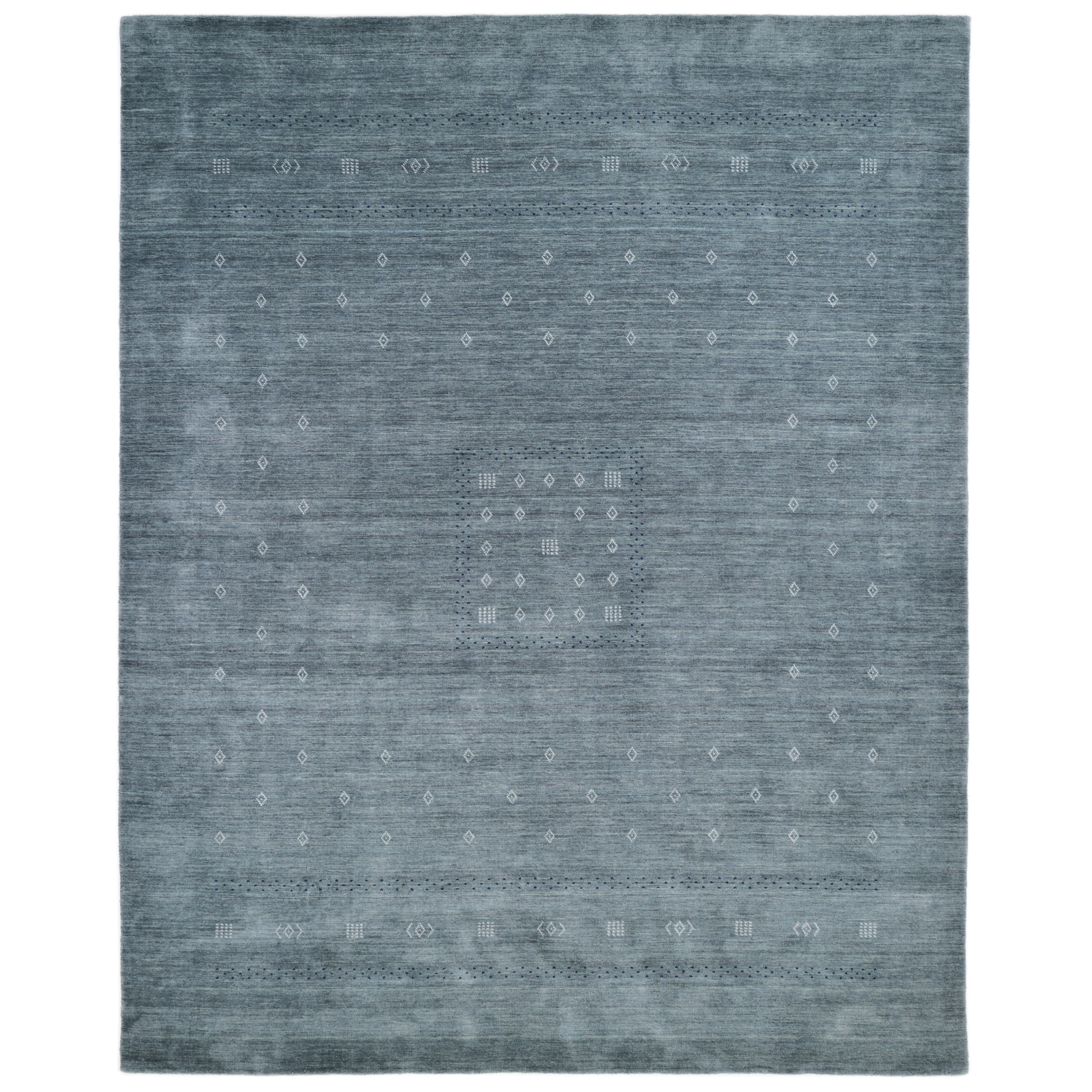 Boho Handmade Area Rug - Gray