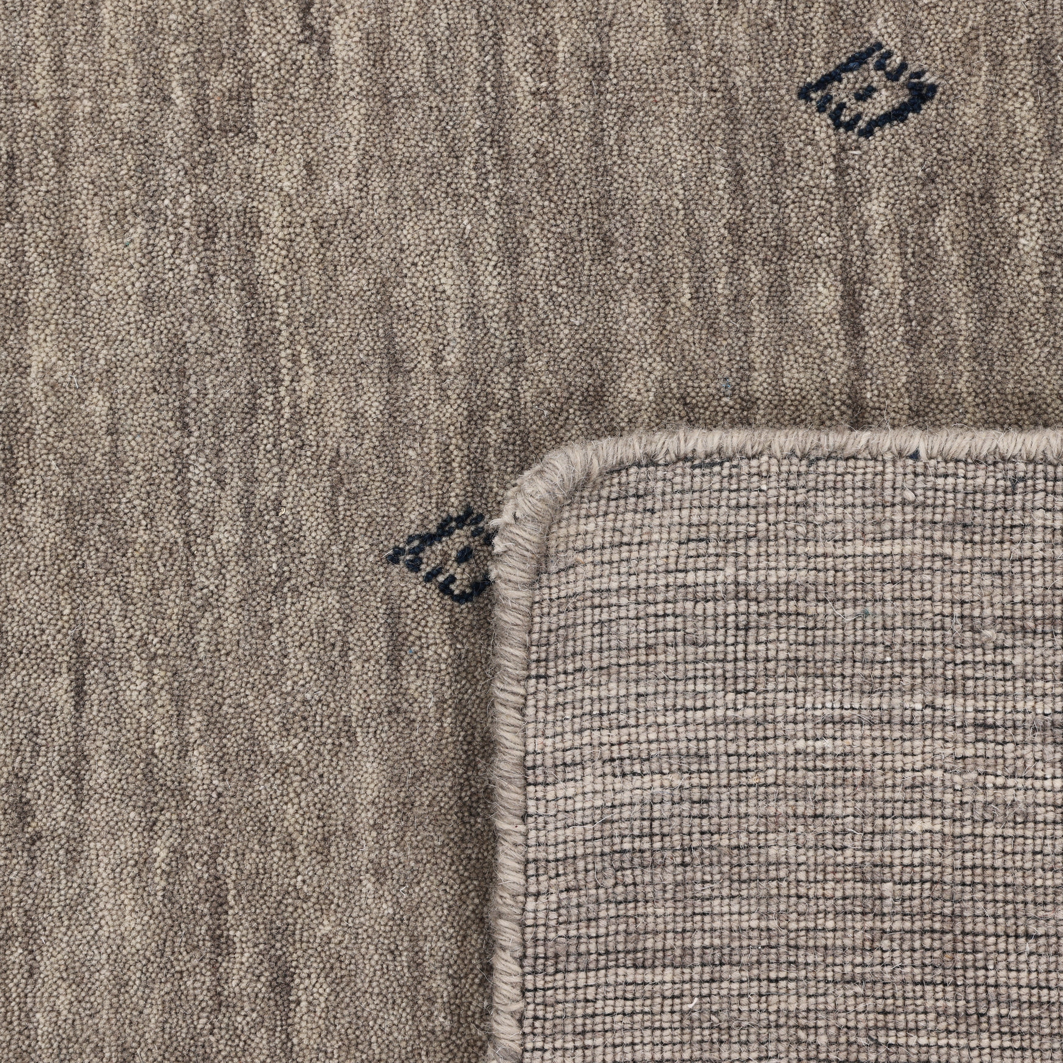 Boho Handmade Area Rug - Brown