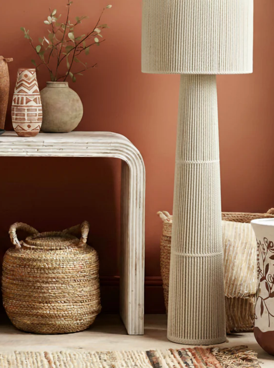 Chenille Floor Lamp