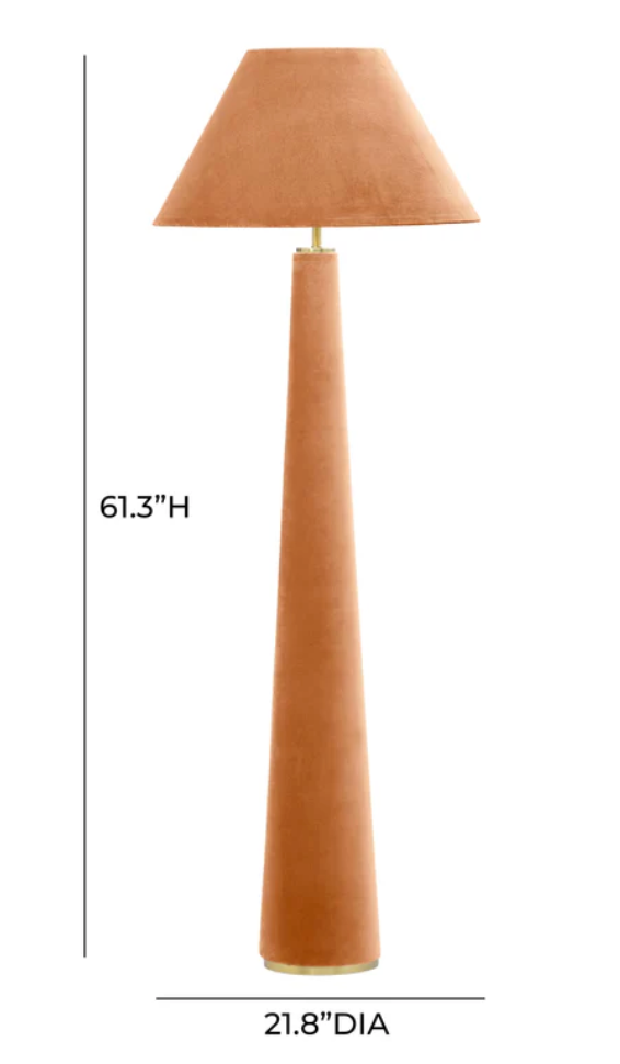 Velvet Floor Lamp