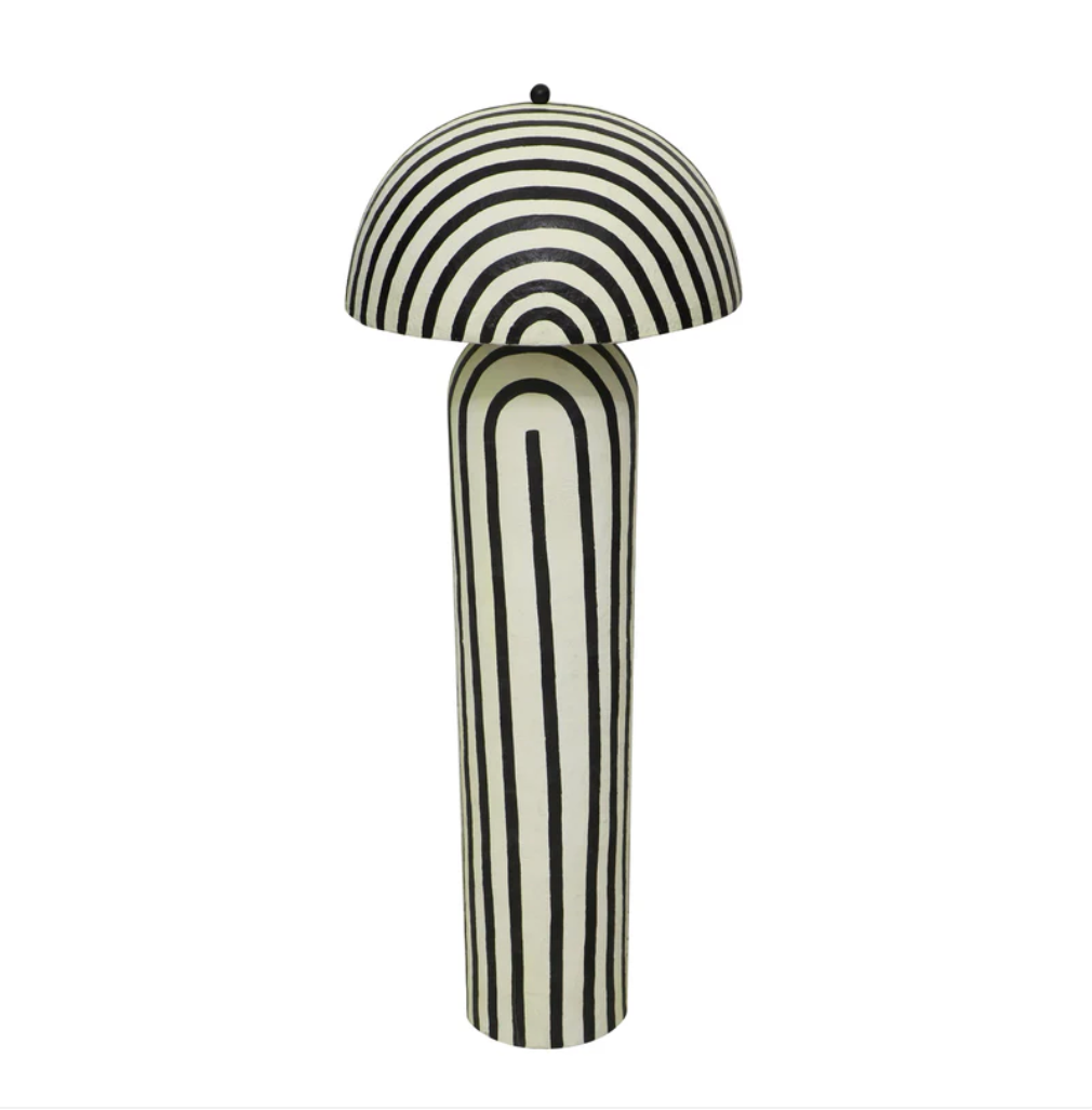 Striped Floor Lamp