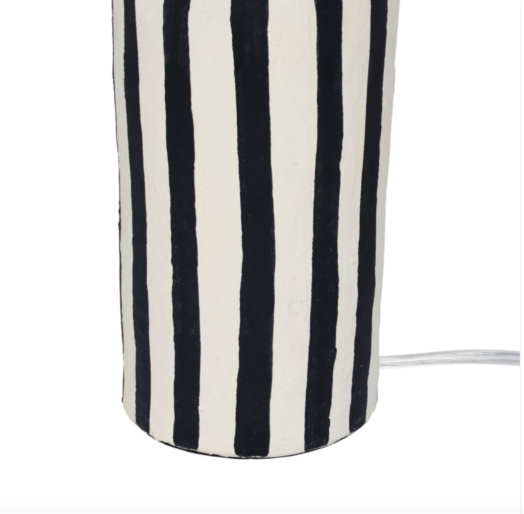 Striped Table Lamp
