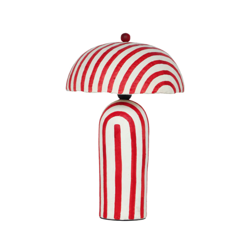Striped Table Lamp