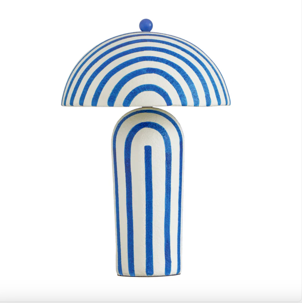 Striped Table Lamp
