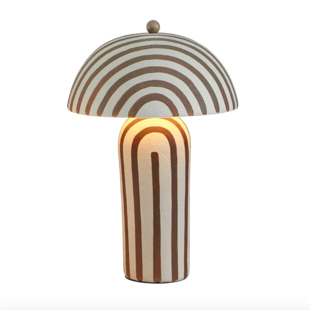 Striped Table Lamp