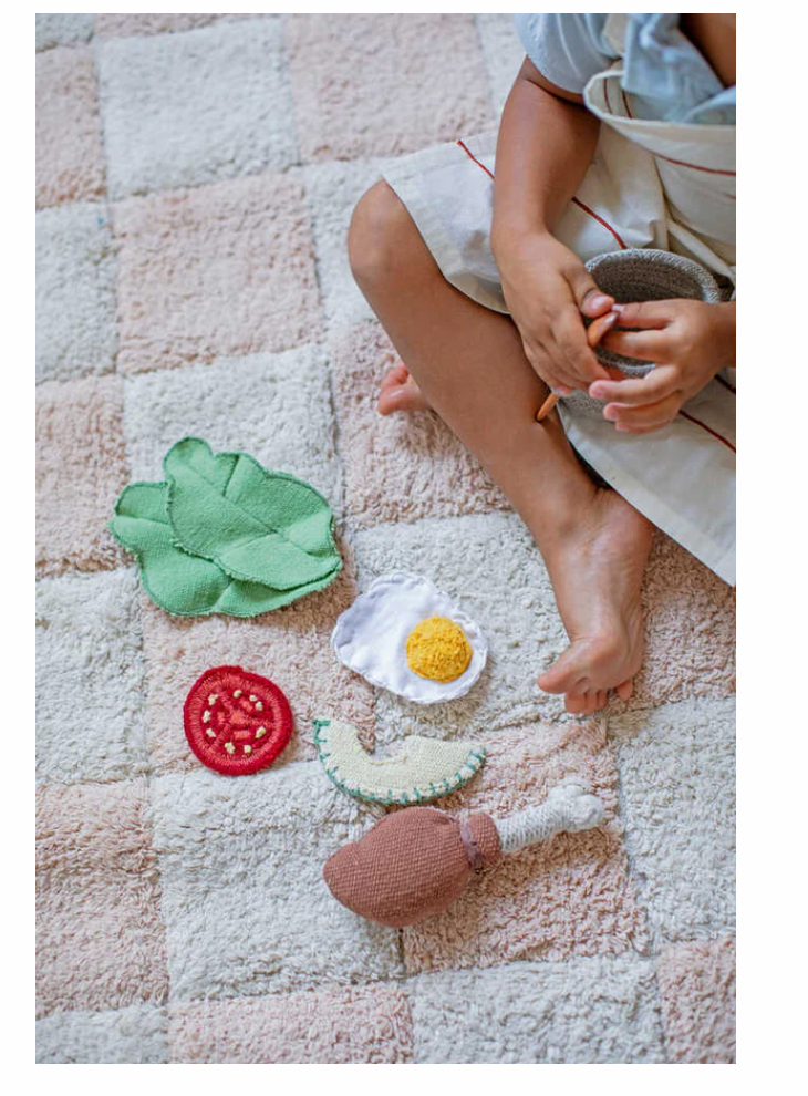 Checkered Washable Rug