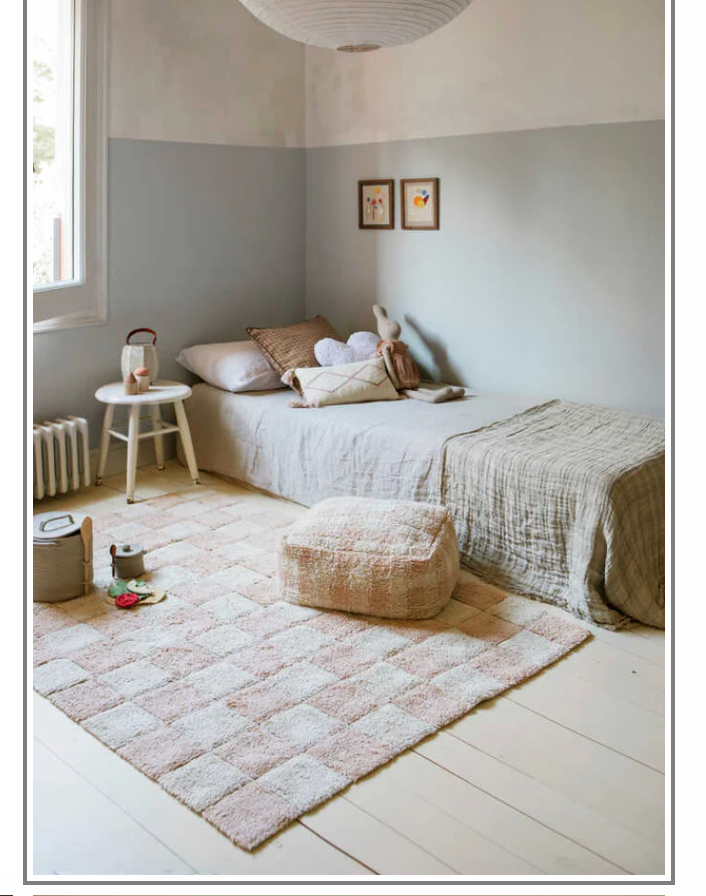 Checkered Washable Rug