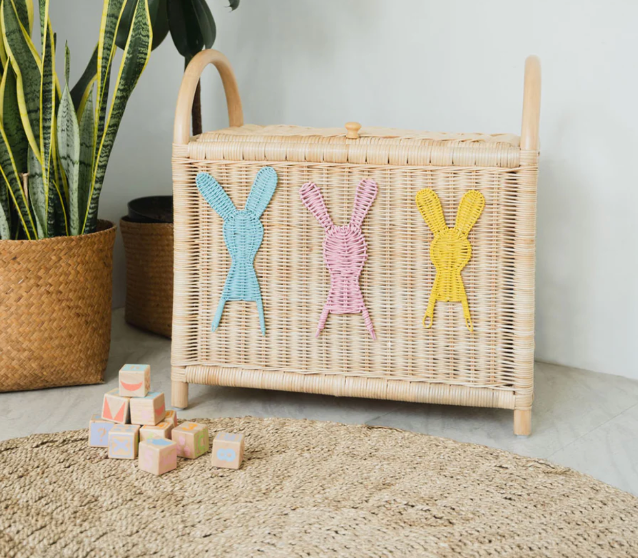 Rattan Toy Chest