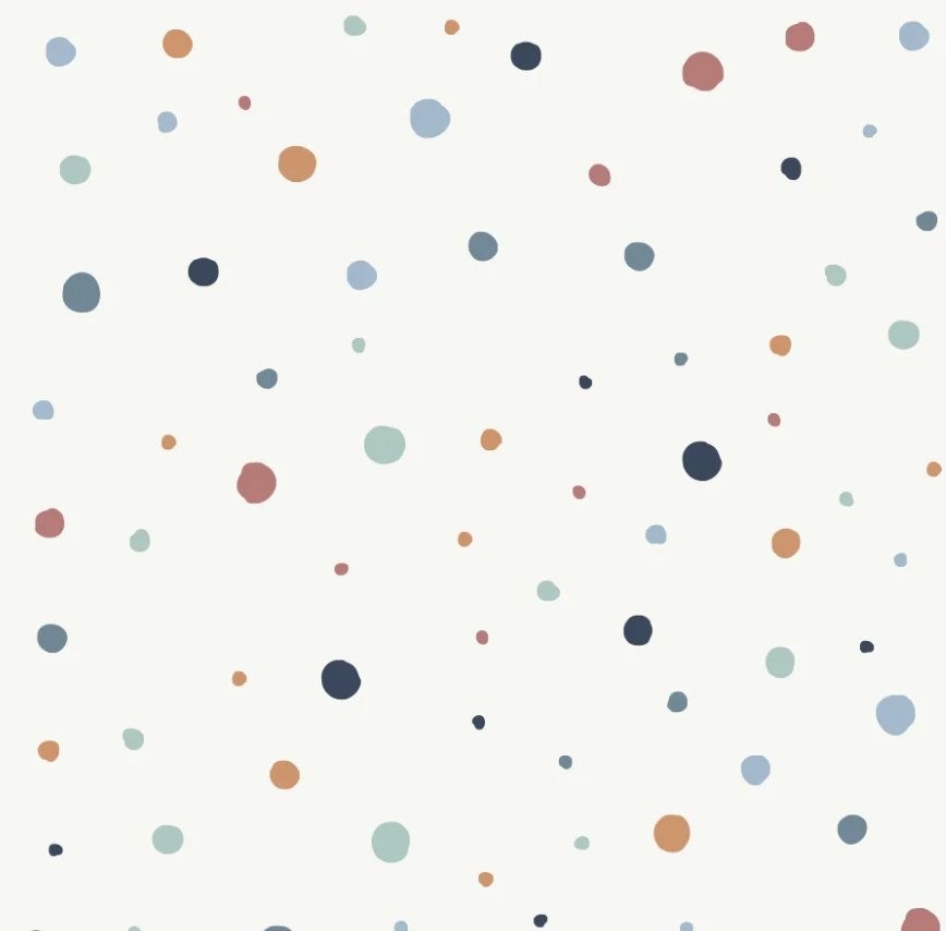 Peel and Stick Polka Dot Wall Decals