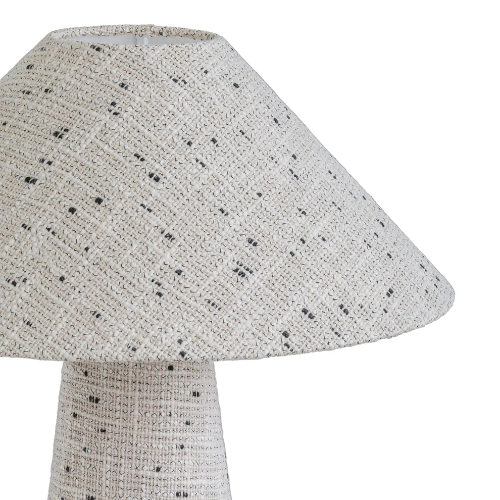 Fischer Woven Table Lamp - White