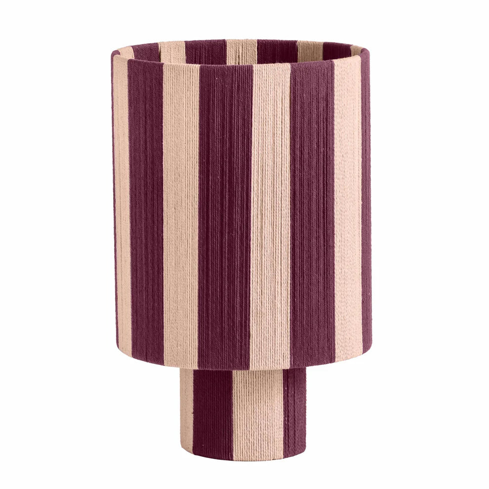 Guinevere Cotton Table Lamp - Pink & Purple