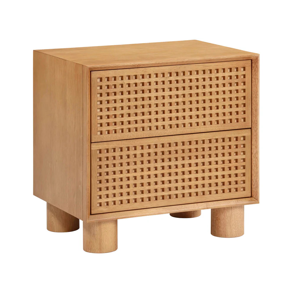 Miles Natural Wood Nightstand
