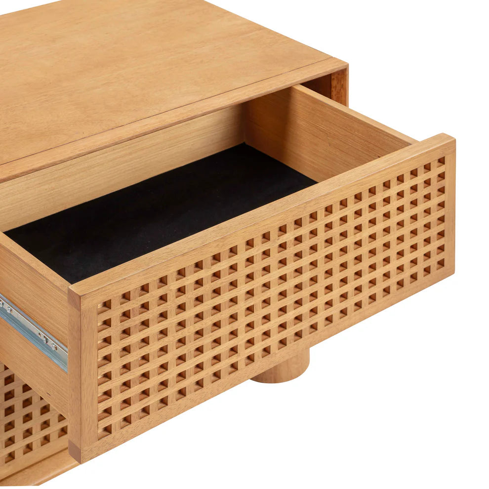 Miles Natural Wood Nightstand