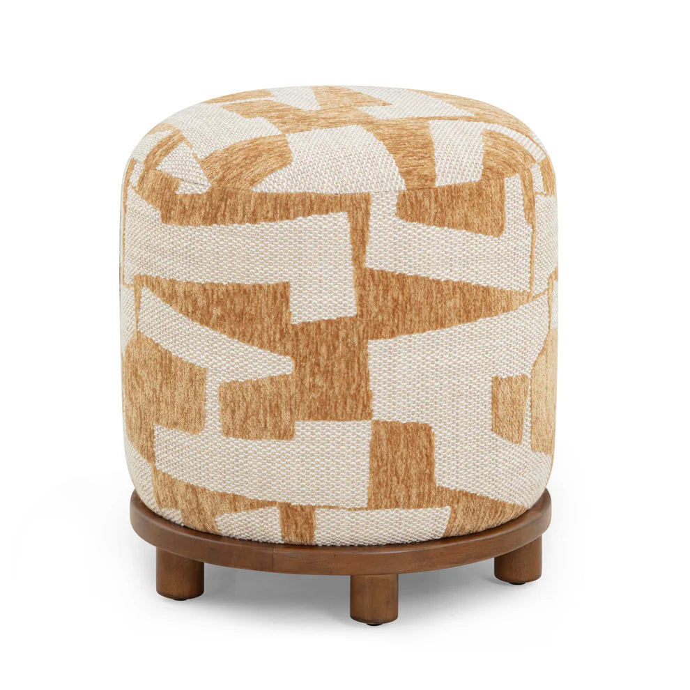Bisou Jacquard Ottoman