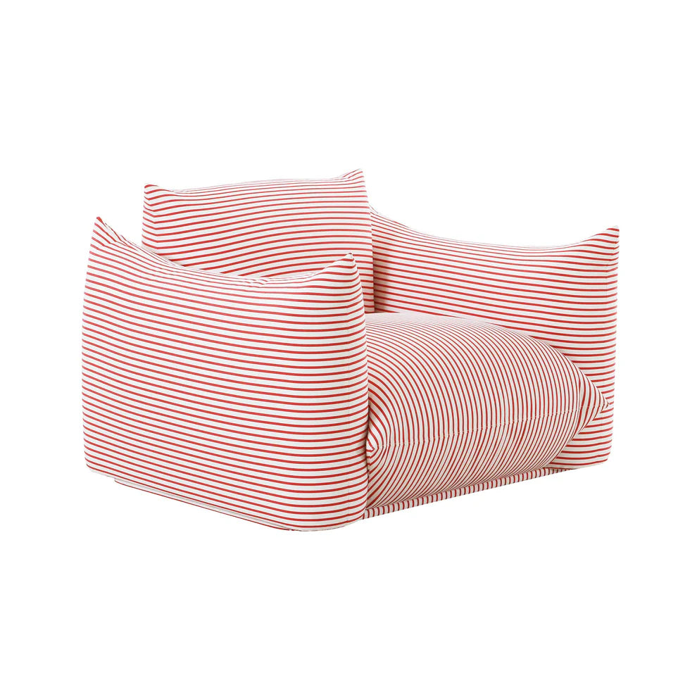 Saint Tropez Striped Stuffed Armchair