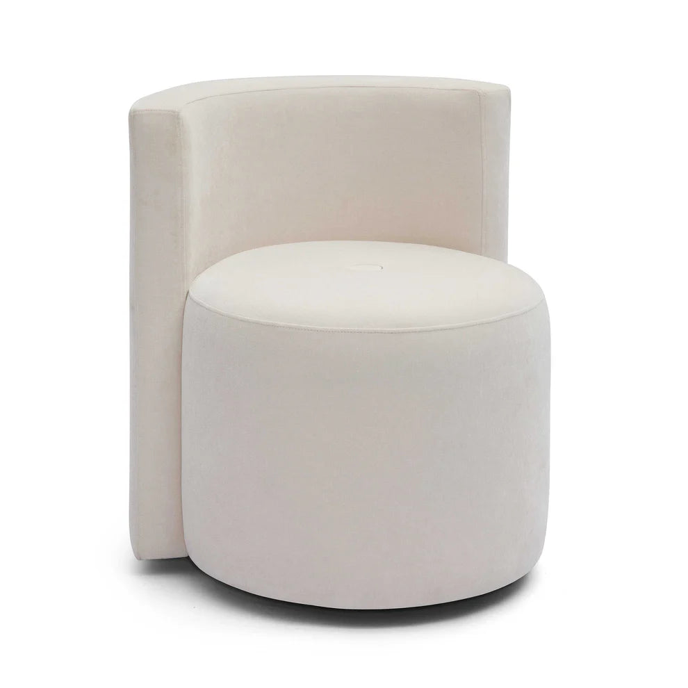 Alyssa Velvet Rolling Desk Chair