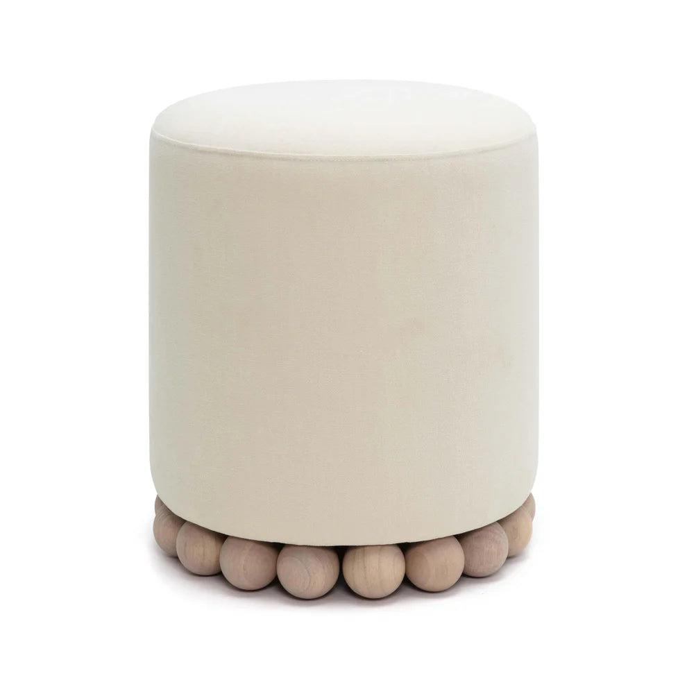 Dex Upcycled Performance Fabric Ottoman