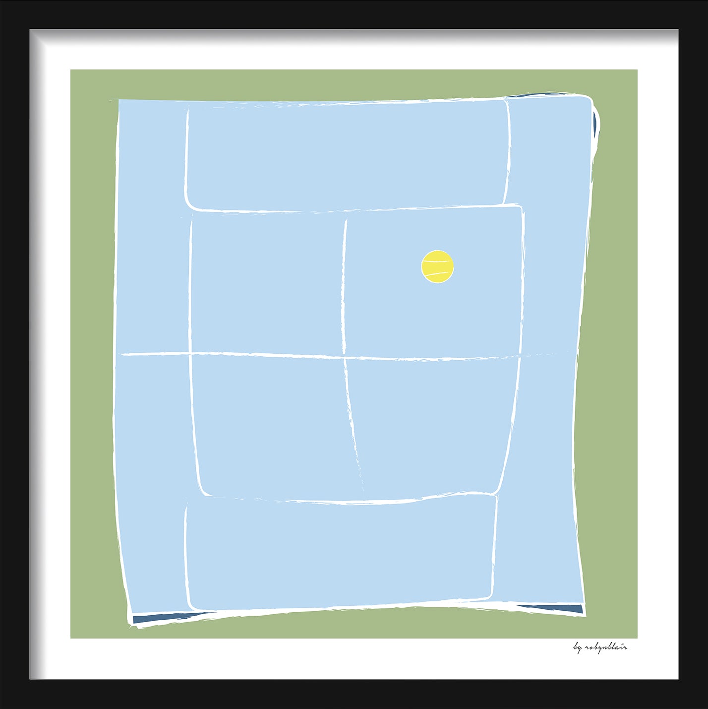 Tennis Court Fine Art Print