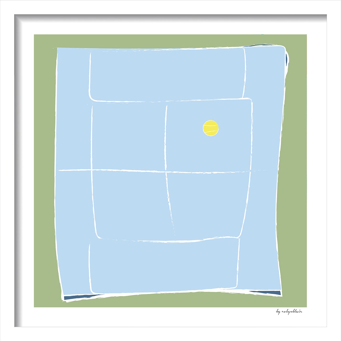 Tennis Court Fine Art Print