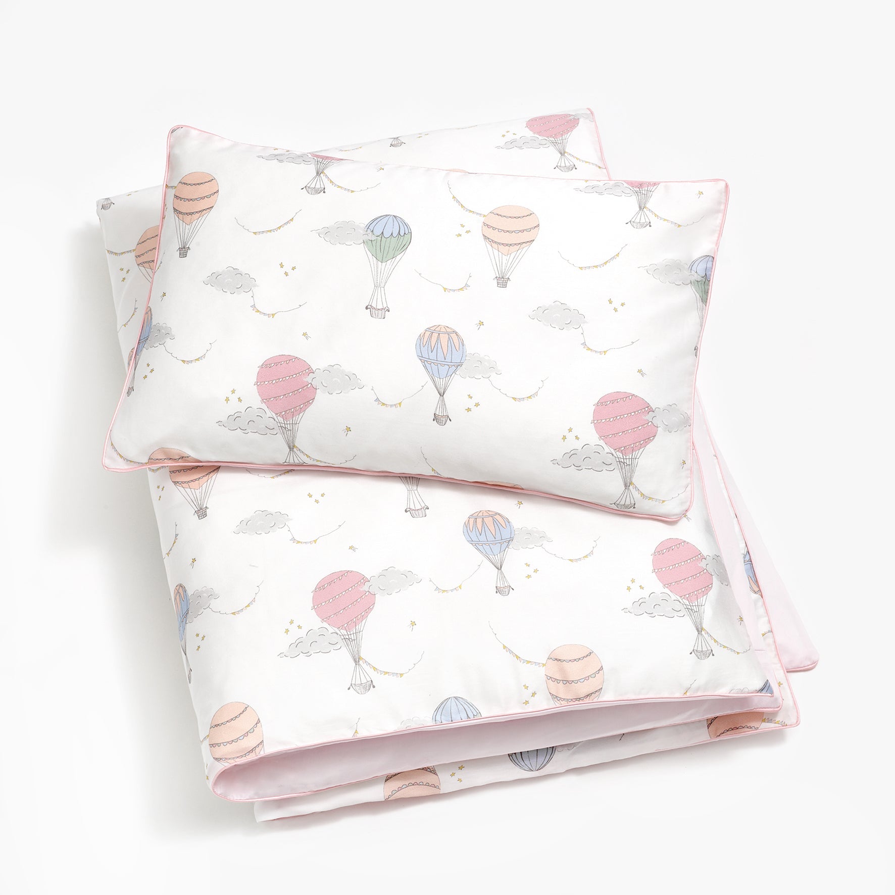 Touch The Sky Toddler Duvet - Pink