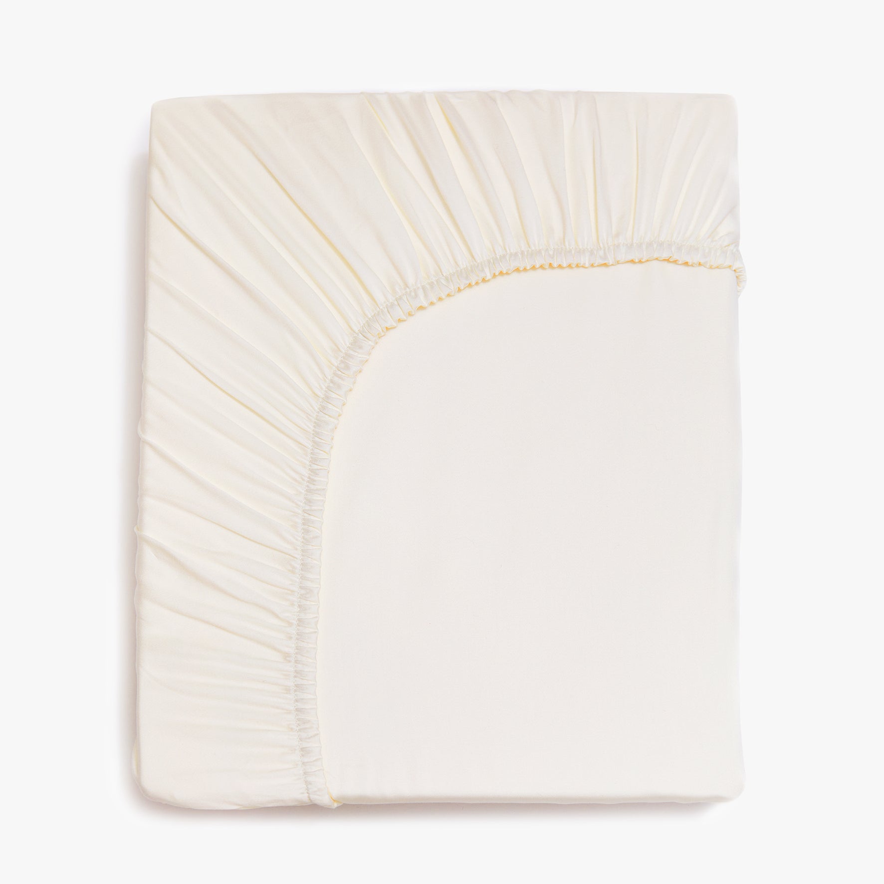 Solid Fitted Sheet - Ivory