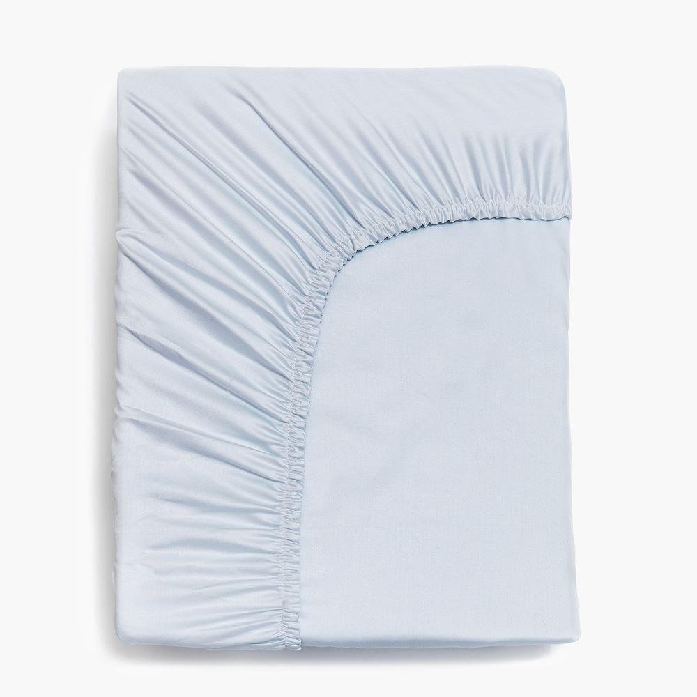 Solid Fitted Sheet - Blue