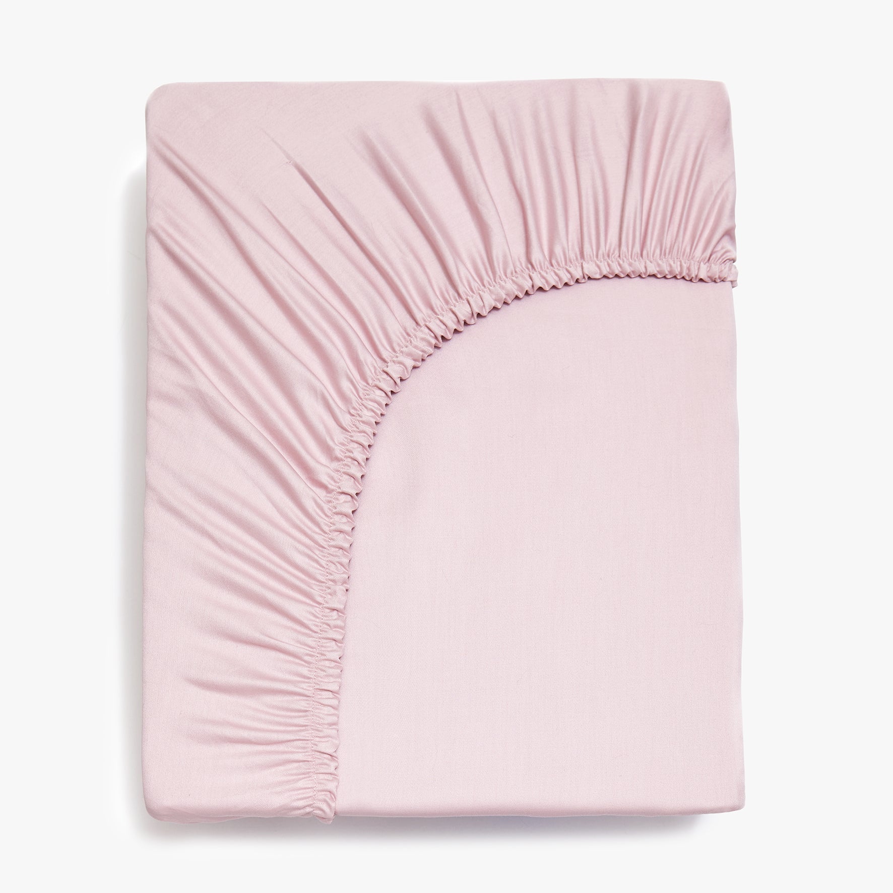 Solid Fitted Sheet - Rose