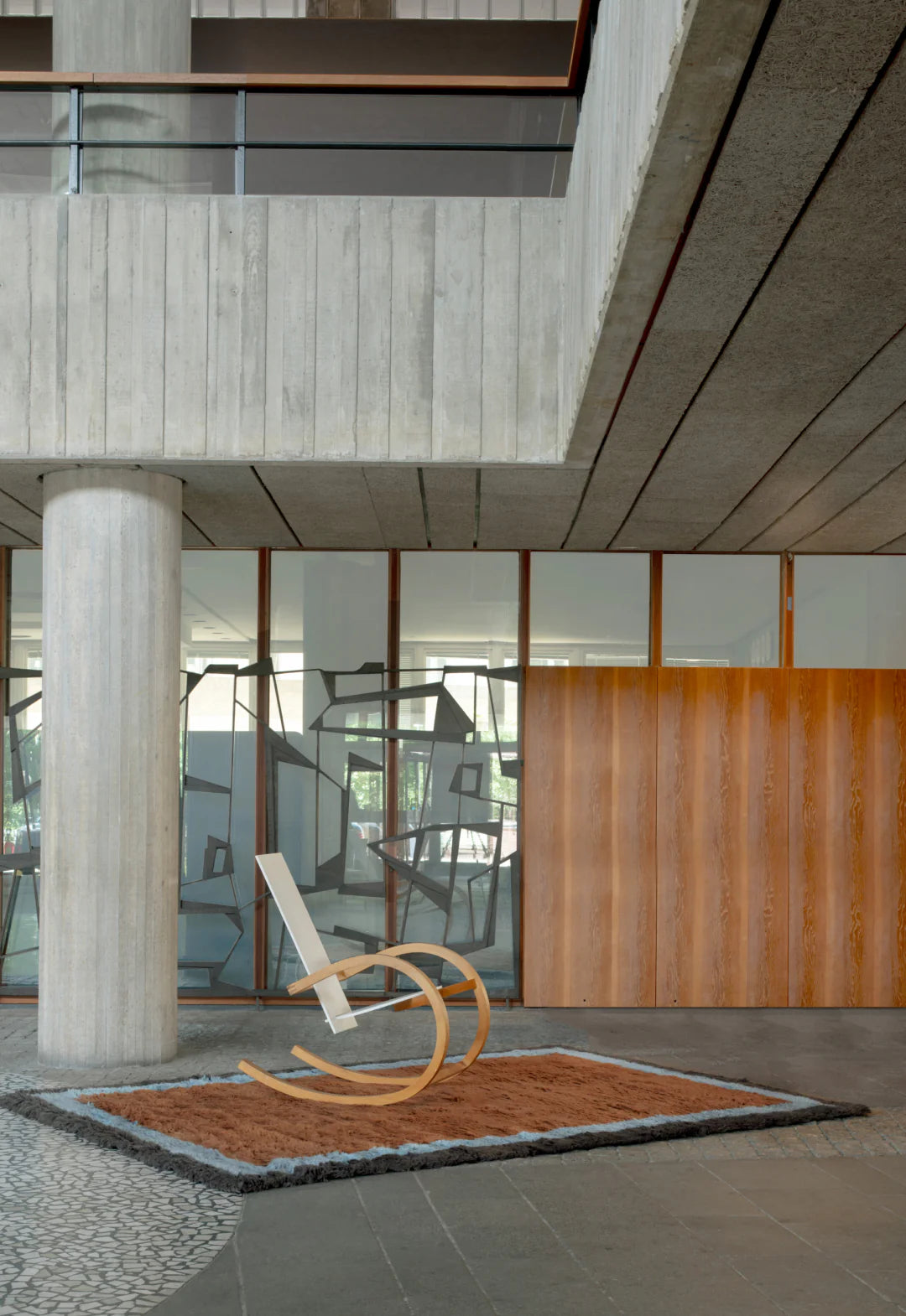 Shaggy Edge Wool Rug - Amber